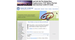 Desktop Screenshot of guiadeclinicas.com.br