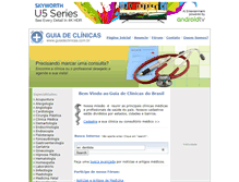 Tablet Screenshot of guiadeclinicas.com.br